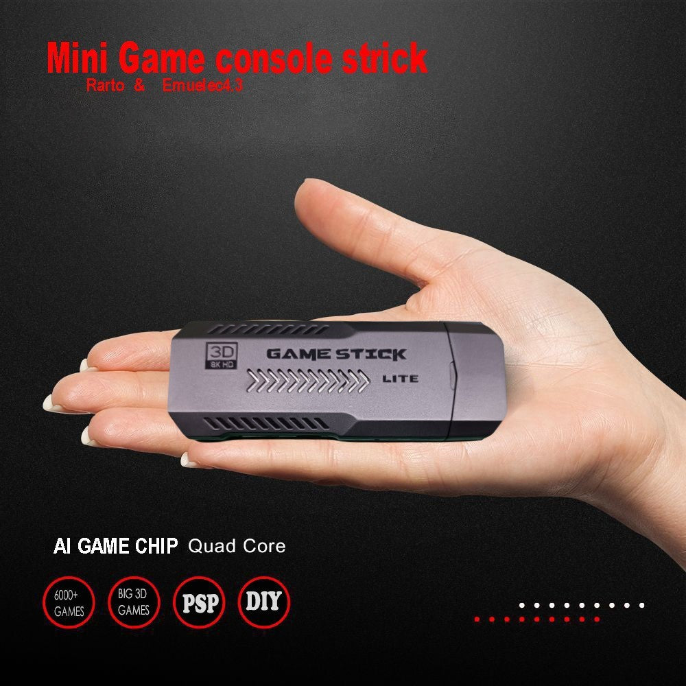 3D Game Stick Retro Console for Gaming - Classic Games with Dual Wireless Controllers
