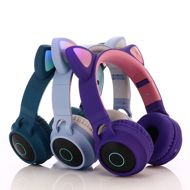Kids Bluetooth Wireless Headset with Foldable Design