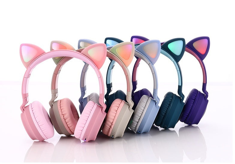 Kids Bluetooth Wireless Headset with Foldable Design