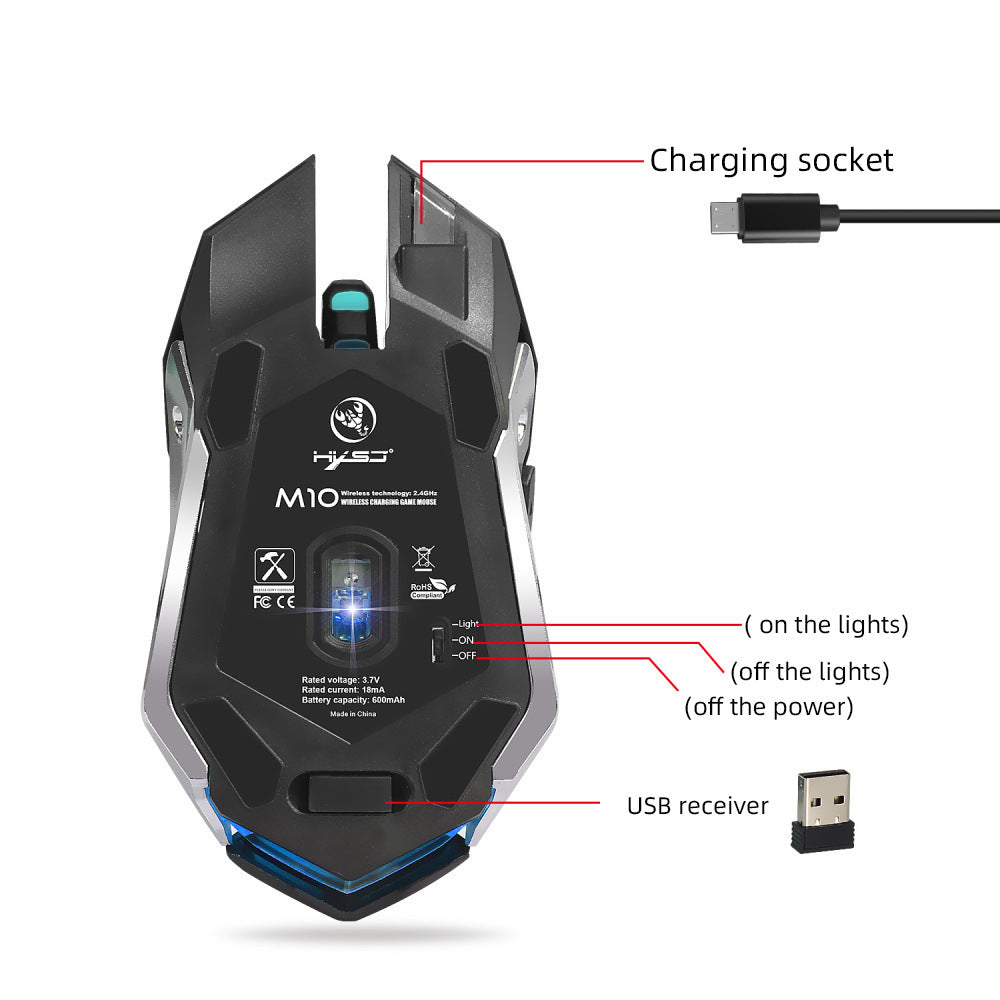 2.4GPI gaming mouse