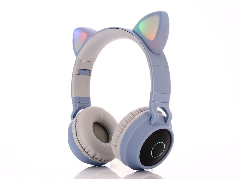 Kids Bluetooth Wireless Headset with Foldable Design