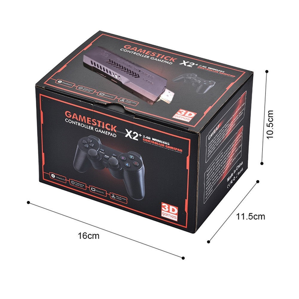 3D Game Stick Retro Console for Gaming - Classic Games with Dual Wireless Controllers