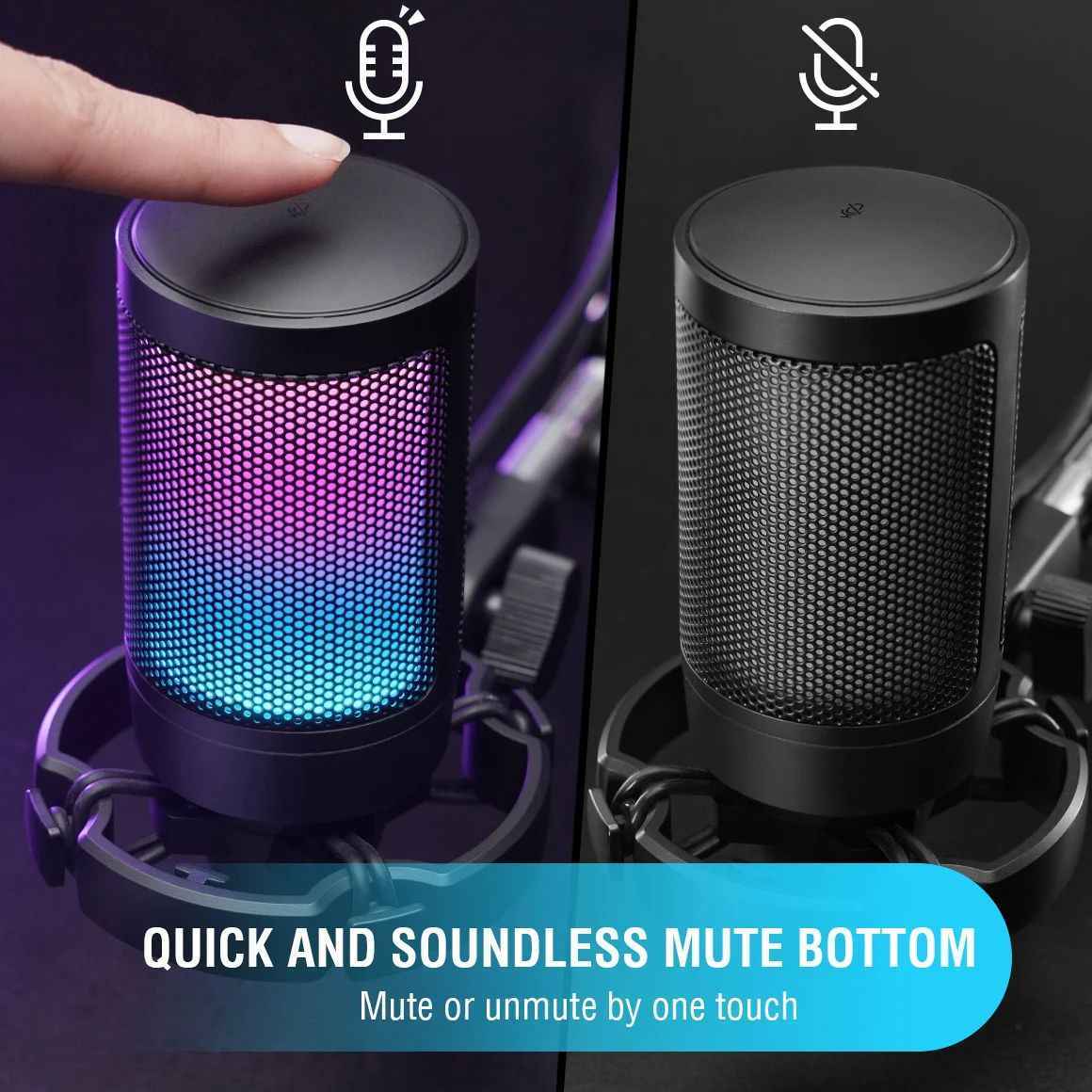 FIFINE AmpliGame Microphone – Wireless Condenser Cardioid