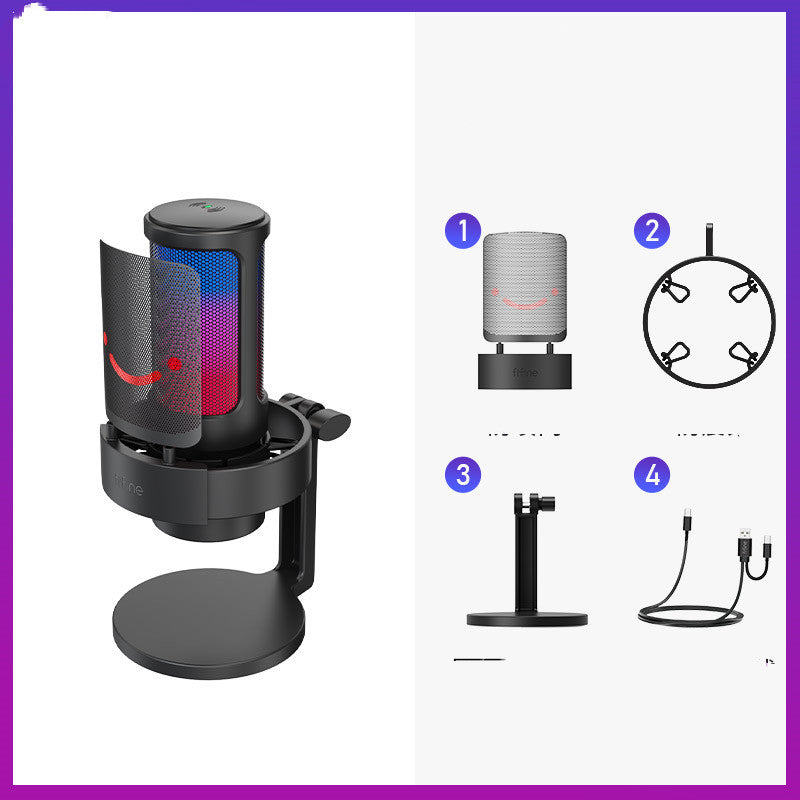 Fifine RGB USB Condenser Mic