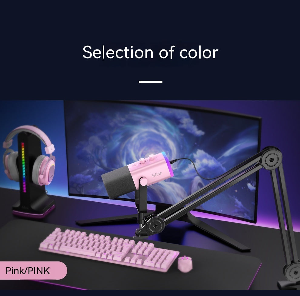 Ray AM8 RGB Dynamic Microphone
