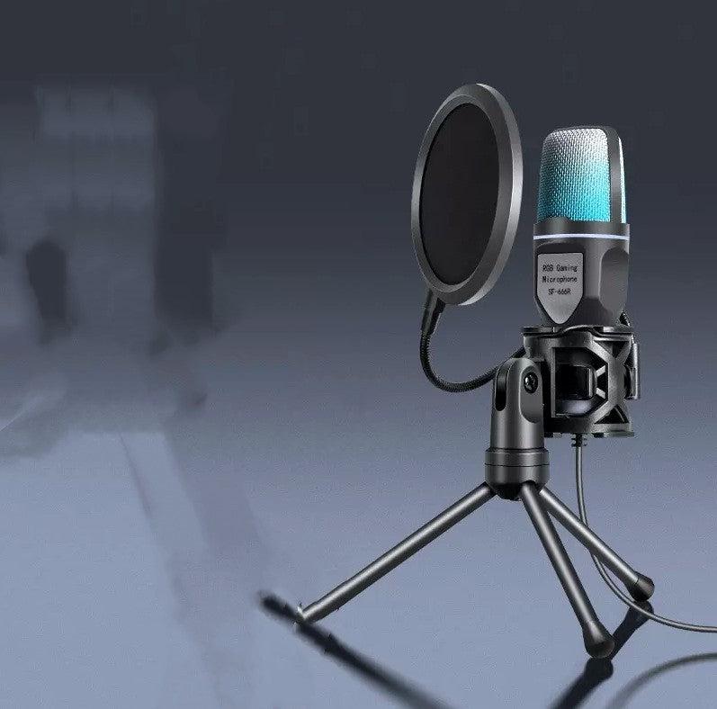 Clear Voice RGB Gaming Desktop Microphone