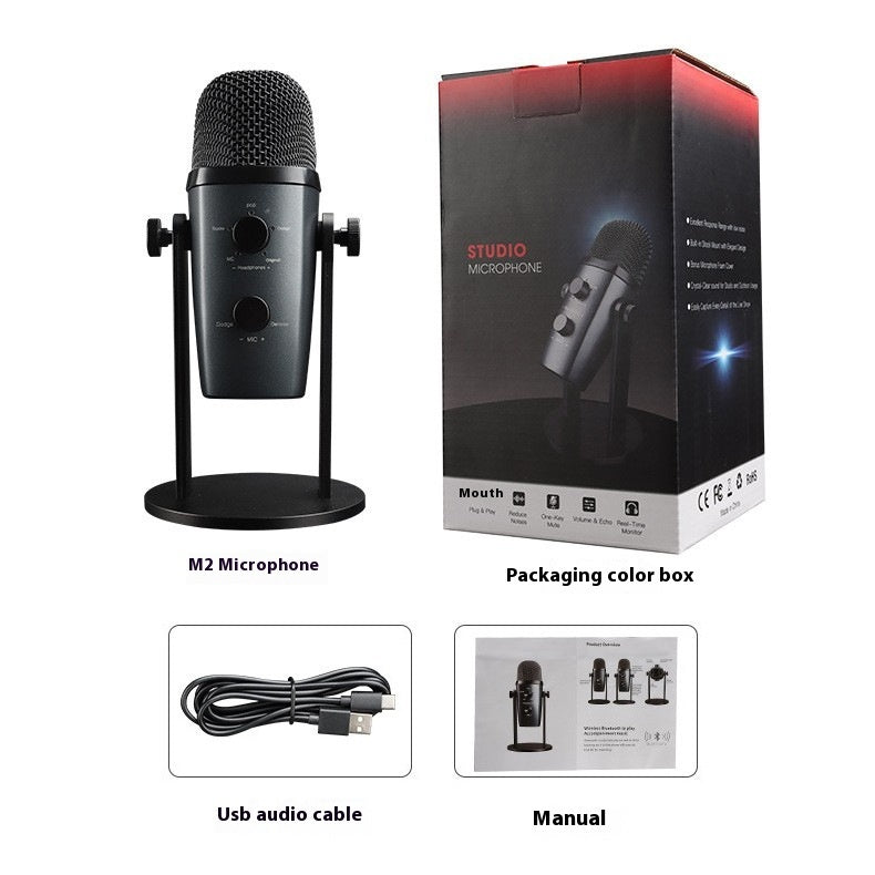 Studio USB Microphone – 5 Sound Modes