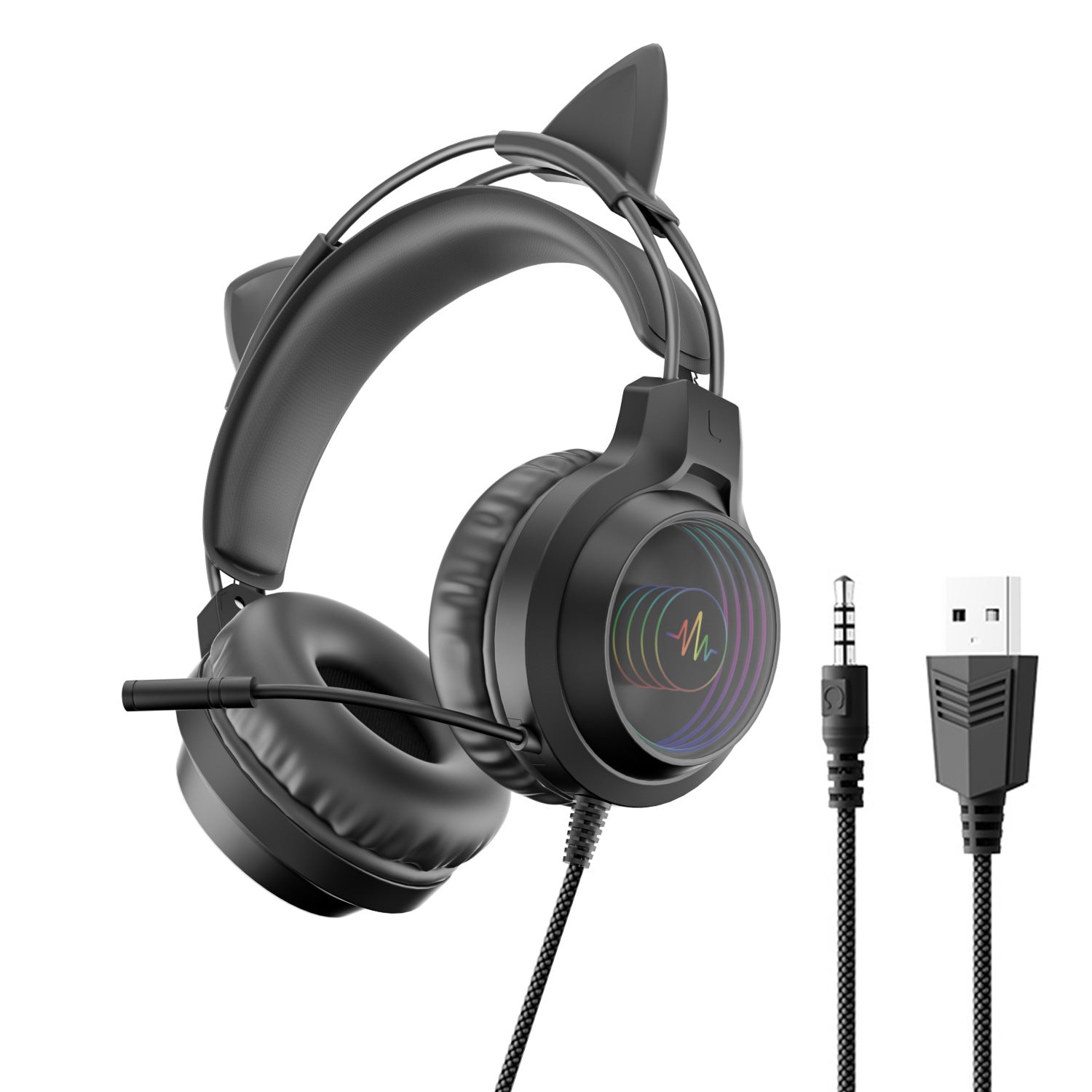 Cross-border Notebook E-sports Headset Computer Special Brand Headset Headset Wired Game Headset Factory Wholesale