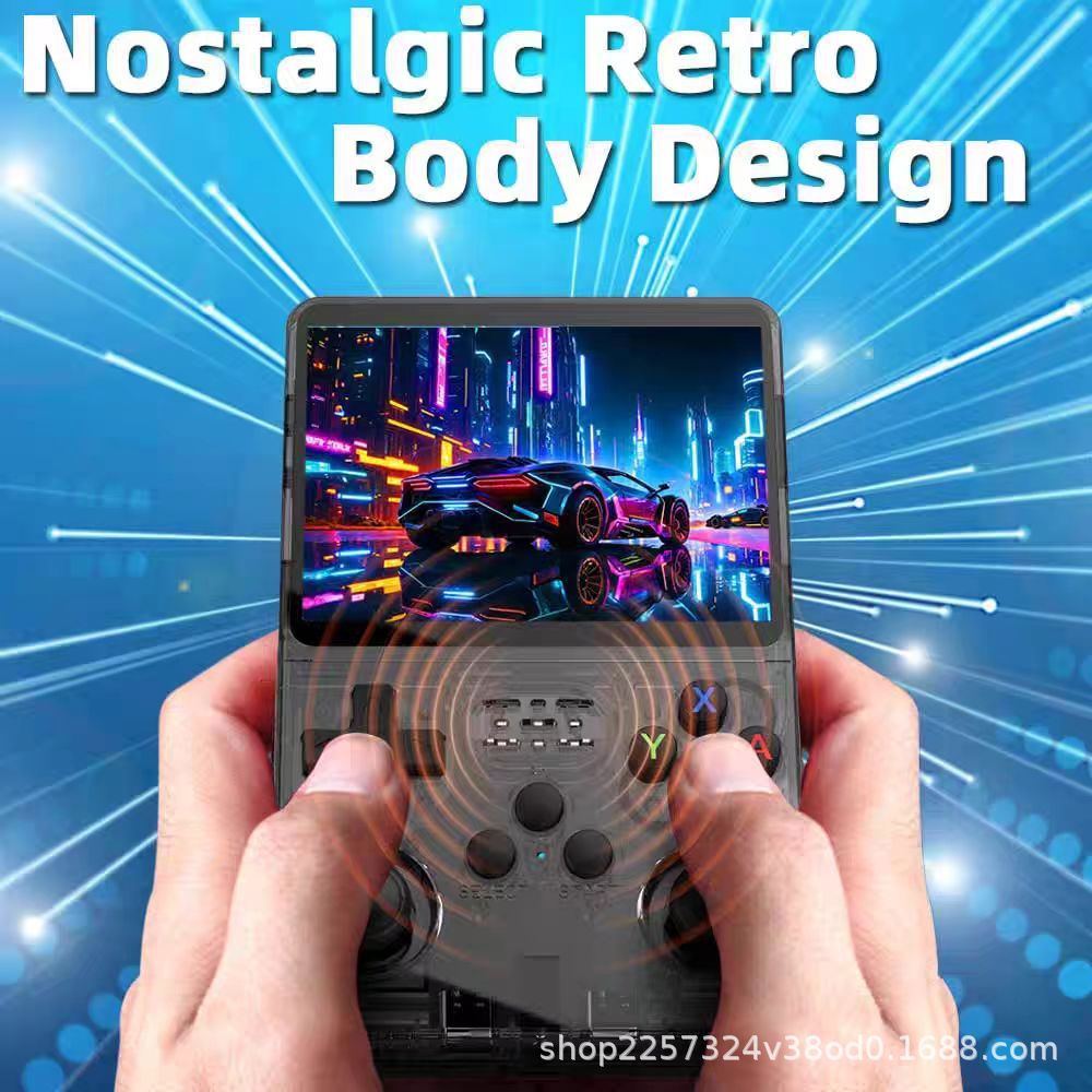 R36S HD PS1 Large Screen Portable Retro Game Console