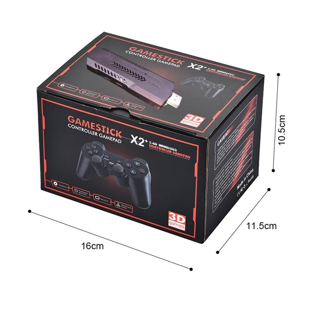 3D Game Stick Retro Console for Gaming - Classic Games with Dual Wireless Controllers