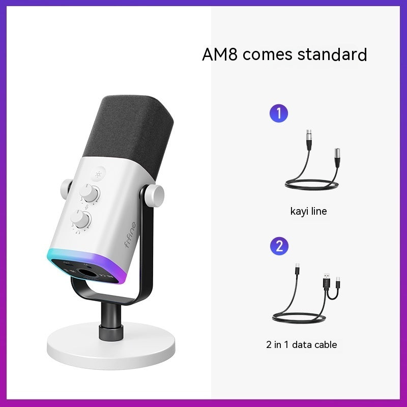 Ray AM8 RGB Dynamic Microphone