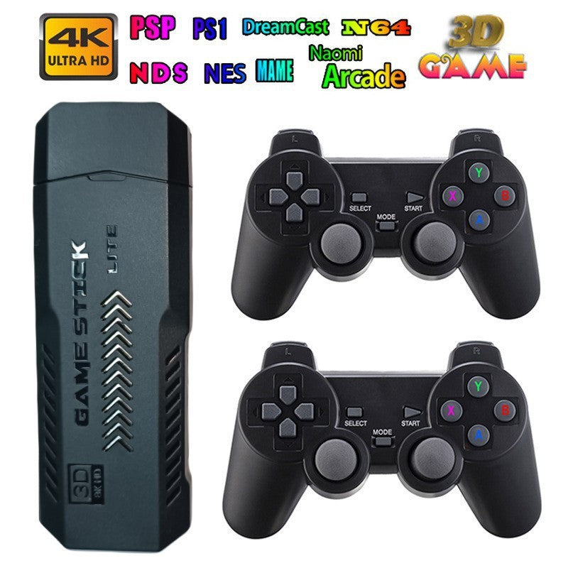 3D Game Stick Retro Console for Gaming - Classic Games with Dual Wireless Controllers