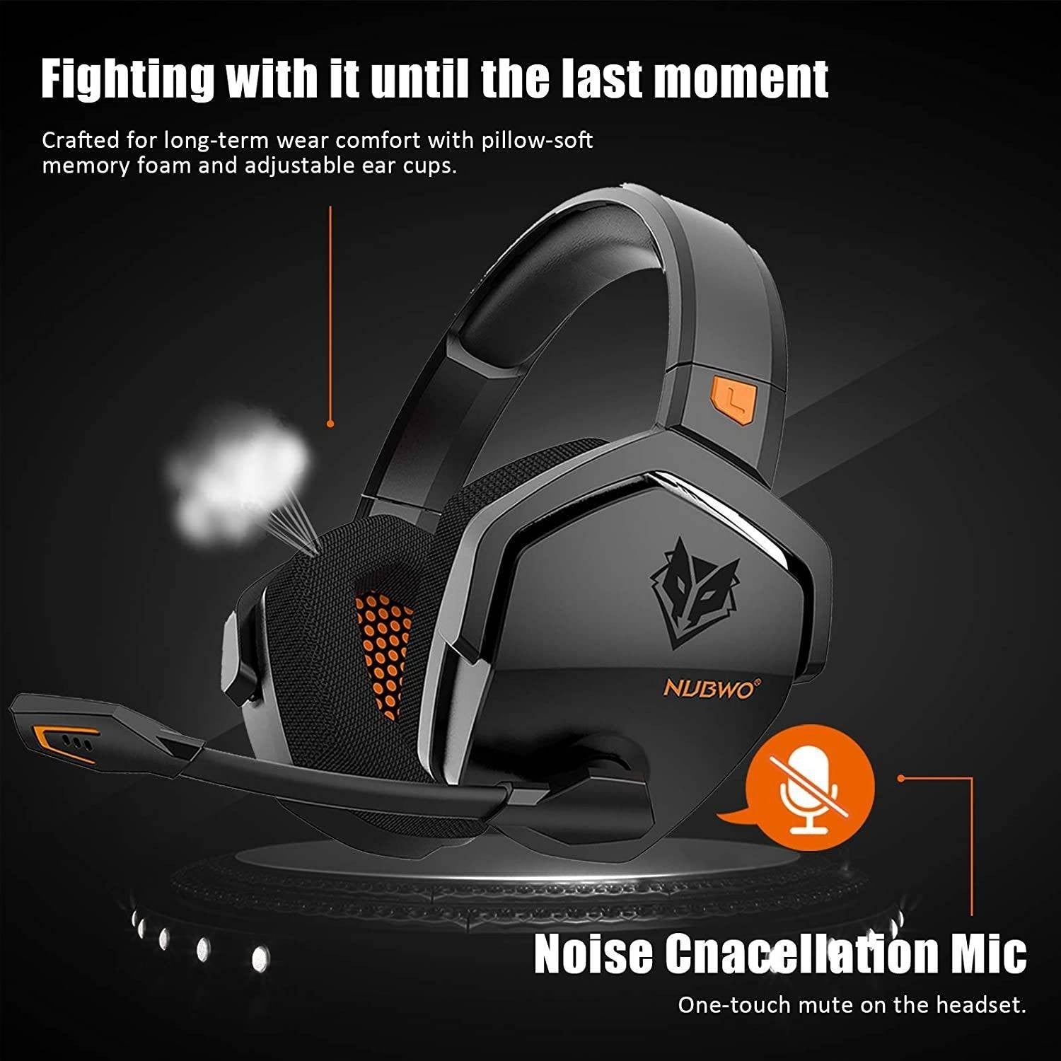 G06 Wireless Gaming Headset with Noise Reduction