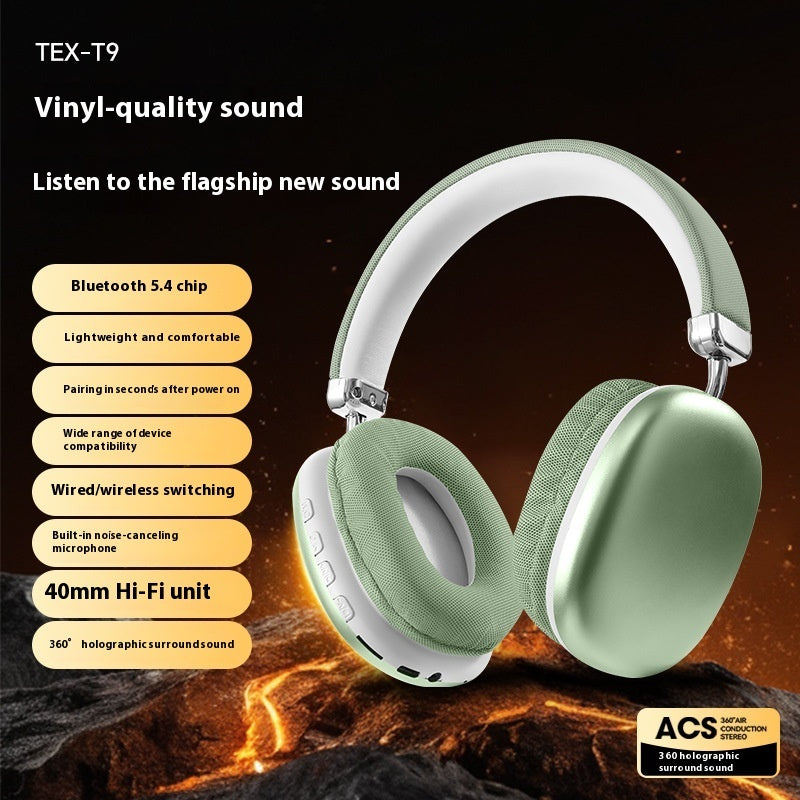 TEX-T9 Bluetooth 5.4 Wireless Headphones