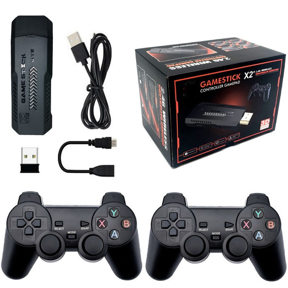 3D Game Stick Retro Console for Gaming - Classic Games with Dual Wireless Controllers