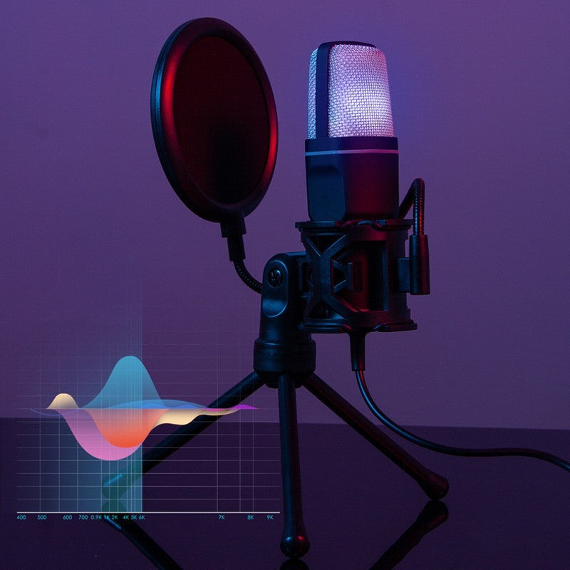 Clear Voice RGB Gaming Desktop Microphone